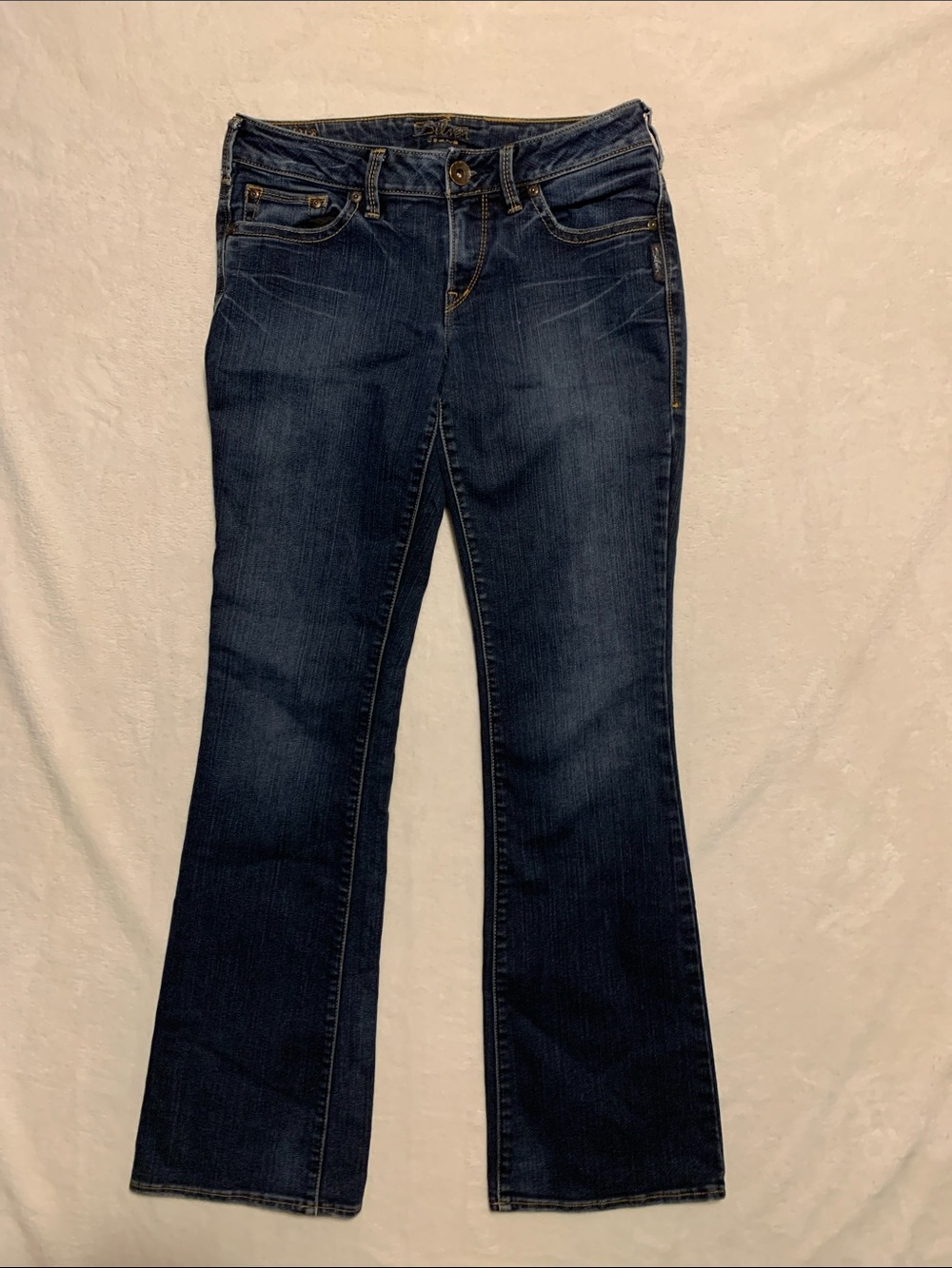 Silver Jeans Aiko Boot Cut Blue distressed 28x33